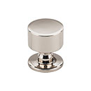 Top Knobs [TK821PN] Die Cast Zinc Cabinet Knob - Lily Series - Polished Nickel Finish - 1 1/8&quot; Dia.