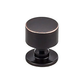 Top Knobs [TK821TB] Die Cast Zinc Cabinet Knob - Lily Series - Tuscan Bronze Finish - 1 1/8" Dia.