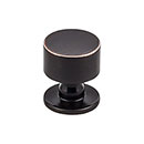 Top Knobs [TK821TB] Die Cast Zinc Cabinet Knob - Lily Series - Tuscan Bronze Finish - 1 1/8" Dia.