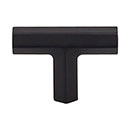 Top Knobs [TK790BLK] Die Cast Zinc Cabinet Knob - Lydia Series - Flat Black Finish - 1 3/4&quot; L