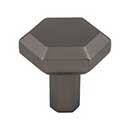 Top Knobs [TK791AG] Die Cast Zinc Cabinet Knob - Lydia Series - Ash Gray Finish - 1 1/8&quot; Dia.