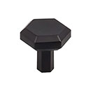 Top Knobs [TK791BLK] Die Cast Zinc Cabinet Knob - Lydia Series - Flat Black Finish - 1 1/8&quot; Dia.