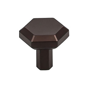 Top Knobs [TK791ORB] Die Cast Zinc Cabinet Knob - Lydia Series - Oil Rubbed Bronze Finish - 1 1/8" Dia.