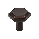 Top Knobs [TK791ORB] Die Cast Zinc Cabinet Knob - Lydia Series - Oil Rubbed Bronze Finish - 1 1/8" Dia.