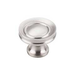 Top Knobs [M292] Die Cast Zinc Cabinet Knob - Button Faced Series - Brushed Satin Nickel Finish - 1 1/4&quot; Dia.