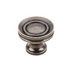 Top Knobs [M295] Die Cast Zinc Cabinet Knob - Button Faced Series - German Bronze Finish - 1 1/4&quot; Dia.