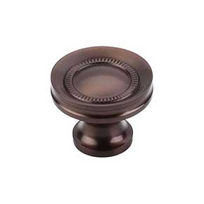 Top Knobs [M755] Die Cast Zinc Cabinet Knob - Button Faced Series - Oil Rubbed Bronze Finish - 1 1/4" Dia.