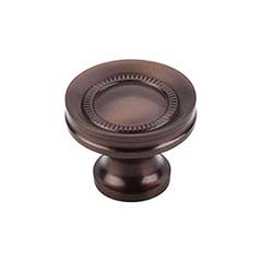 Top Knobs [M755] Die Cast Zinc Cabinet Knob - Button Faced Series - Oil Rubbed Bronze Finish - 1 1/4&quot; Dia.