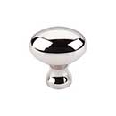 Top Knobs [M1305] Die Cast Zinc Cabinet Knob - Egg Series - Polished Nickel Finish - 1 1/4&quot; L