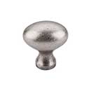 Top Knobs [M202] Die Cast Zinc Cabinet Knob - Egg Series - Pewter Antique Finish - 1 1/4" L