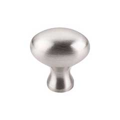 Top Knobs [M370] Die Cast Zinc Cabinet Knob - Egg Series - Brushed Satin Nickel Finish - 1 1/4&quot; L