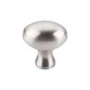 Top Knobs [M370] Die Cast Zinc Cabinet Knob - Egg Series - Brushed Satin Nickel Finish - 1 1/4" L