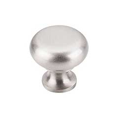 Top Knobs [M271] Die Cast Zinc Cabinet Knob - Flat Faced Series - Brushed Satin Nickel Finish - 1 1/4&quot; Dia.