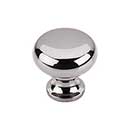 Top Knobs [M272] Die Cast Zinc Cabinet Knob - Flat Faced Series - Black Nickel Finish - 1 1/4&quot; Dia.