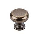 Top Knobs [M276] Die Cast Zinc Cabinet Knob - Flat Faced Series - German Bronze Finish - 1 1/4&quot; Dia.