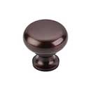 Top Knobs [M754] Die Cast Zinc Cabinet Knob - Flat Faced Series - Oil Rubbed Bronze Finish - 1 1/4&quot; Dia.