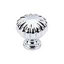 Top Knobs [M1615] Die Cast Zinc Cabinet Knob - Melon Series - Polished Chrome Finish - 1 1/4&quot; Dia.