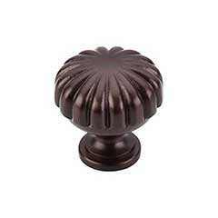 Top Knobs [M756] Die Cast Zinc Cabinet Knob - Melon Series - Oil Rubbed Bronze Finish - 1 1/4&quot; Dia.