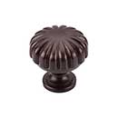 Top Knobs [M756] Die Cast Zinc Cabinet Knob - Melon Series - Oil Rubbed Bronze Finish - 1 1/4&quot; Dia.