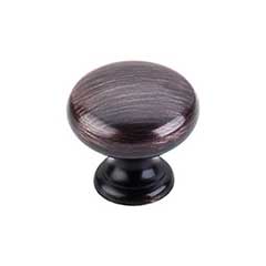 Top Knobs [M1614] Die Cast Zinc Cabinet Knob - Mushroom Series - Tuscan Bronze Finish - 1 1/4&quot; Dia.