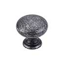 Top Knobs [M283] Die Cast Zinc Cabinet Knob - Mushroom Series - Black Iron Finish - 1 1/4&quot; Dia.