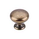 Top Knobs [M287] Die Cast Zinc Cabinet Knob - Mushroom Series - German Bronze Finish - 1 1/4" Dia.