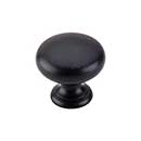 Top Knobs [M596] Die Cast Zinc Cabinet Knob - Mushroom Series - Patina Black Finish - 1 1/4&quot; Dia.