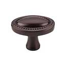 Top Knobs [M751] Die Cast Zinc Cabinet Knob - Oval Rope Series - Oil Rubbed Bronze Finish - 1 1/4" L