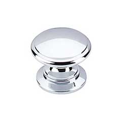 Top Knobs [M350] Die Cast Zinc Cabinet Knob - Ray Series - Polished Chrome Finish - 1 1/4&quot; Dia.
