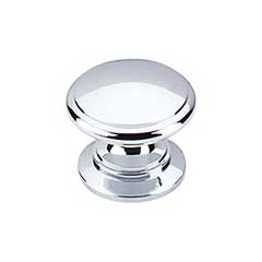 Top Knobs [M350] Die Cast Zinc Cabinet Knob - Ray Series - Polished Chrome Finish - 1 1/4" Dia.