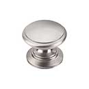 Top Knobs [M351] Die Cast Zinc Cabinet Knob - Ray Series - Brushed Satin Nickel Finish - 1 1/4" Dia.