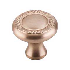 Top Knobs [M1584] Die Cast Zinc Cabinet Knob - Swirl Cut Series - Brushed Bronze Finish - 1 1/4&quot; Dia.