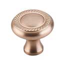 Top Knobs [M1584] Die Cast Zinc Cabinet Knob - Swirl Cut Series - Brushed Bronze Finish - 1 1/4" Dia.
