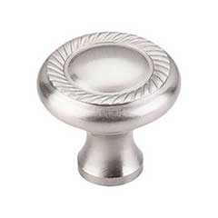 Top Knobs [M326] Die Cast Zinc Cabinet Knob - Swirl Cut Series - Brushed Satin Nickel Finish - 1 1/4&quot; Dia.