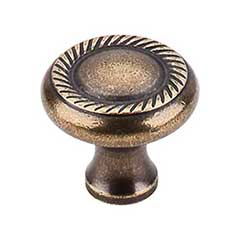 Top Knobs [M330] Die Cast Zinc Cabinet Knob - Swirl Cut Series - German Bronze Finish - 1 1/4&quot; Dia.