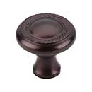 Top Knobs [M770] Die Cast Zinc Cabinet Knob - Swirl Cut Series - Oil Rubbed Bronze Finish - 1 1/4" Dia.