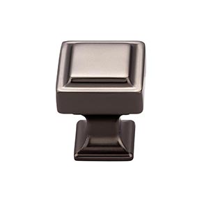 Top Knobs [TK700AG] Die Cast Zinc Cabinet Knob - Transcend Series - Ash Gray Finish - 1" Sq.