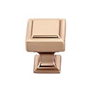 Top Knobs [TK700HB] Die Cast Zinc Cabinet Knob - Ascendra Series - Honey Bronze Finish - 1&quot; Sq.