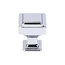 Top Knobs [TK700PC] Die Cast Zinc Cabinet Knob - Ascendra Series - Polished Chrome Finish - 1" Sq.