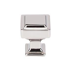 Top Knobs [TK700PN] Die Cast Zinc Cabinet Knob - Transcend Series - Polished Nickel Finish - 1" Sq.