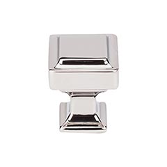 Top Knobs [TK700PN] Die Cast Zinc Cabinet Knob - Ascendra Series - Polished Nickel Finish - 1" Sq.