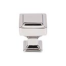 Top Knobs [TK700PN] Die Cast Zinc Cabinet Knob - Ascendra Series - Polished Nickel Finish - 1" Sq.