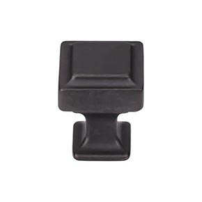 Top Knobs [TK700SAB] Die Cast Zinc Cabinet Knob - Transcend Series - Sable Finish - 1" Sq.