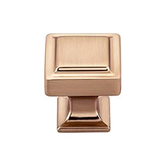 Top Knobs [TK701HB] Die Cast Zinc Cabinet Knob - Ascendra Series - Honey Bronze Finish - 1 1/8&quot; Sq.