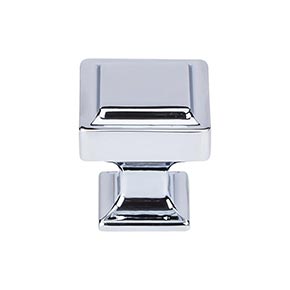 Top Knobs [TK701PC] Die Cast Zinc Cabinet Knob - Transcend Series - Polished Chrome Finish - 1 1/8" Sq.