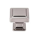 Top Knobs [TK702BSN] Die Cast Zinc Cabinet Knob - Ascendra Series - Brushed Satin Nickel Finish - 1 1/4&quot; Sq.