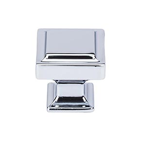 Top Knobs [TK702PC] Die Cast Zinc Cabinet Knob - Transcend Series - Polished Chrome Finish - 1 1/4" Sq.