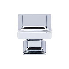 Top Knobs [TK702PC] Die Cast Zinc Cabinet Knob - Ascendra Series - Polished Chrome Finish - 1 1/4&quot; Sq.