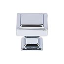 Top Knobs [TK702PC] Die Cast Zinc Cabinet Knob - Ascendra Series - Polished Chrome Finish - 1 1/4&quot; Sq.