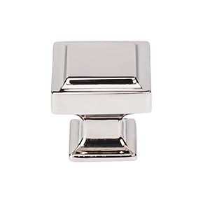 Top Knobs [TK702PN] Die Cast Zinc Cabinet Knob - Transcend Series - Polished Nickel Finish - 1 1/4" Sq.
